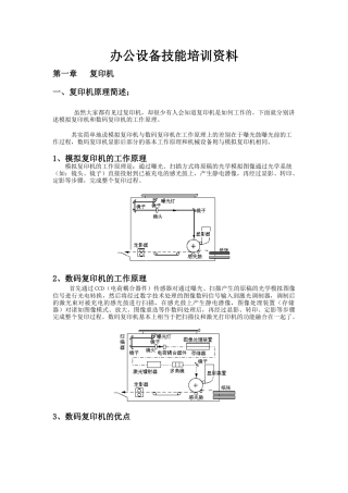 办公设备技能培训资料