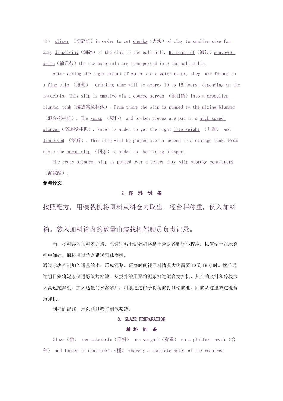 建筑卫生陶瓷生产英文资料_第2页