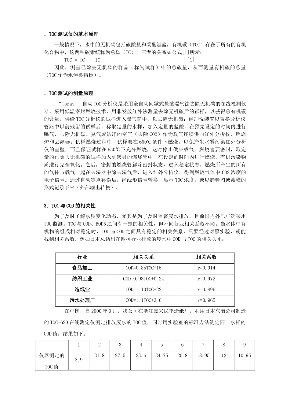 TOC与COD的比较_第2页