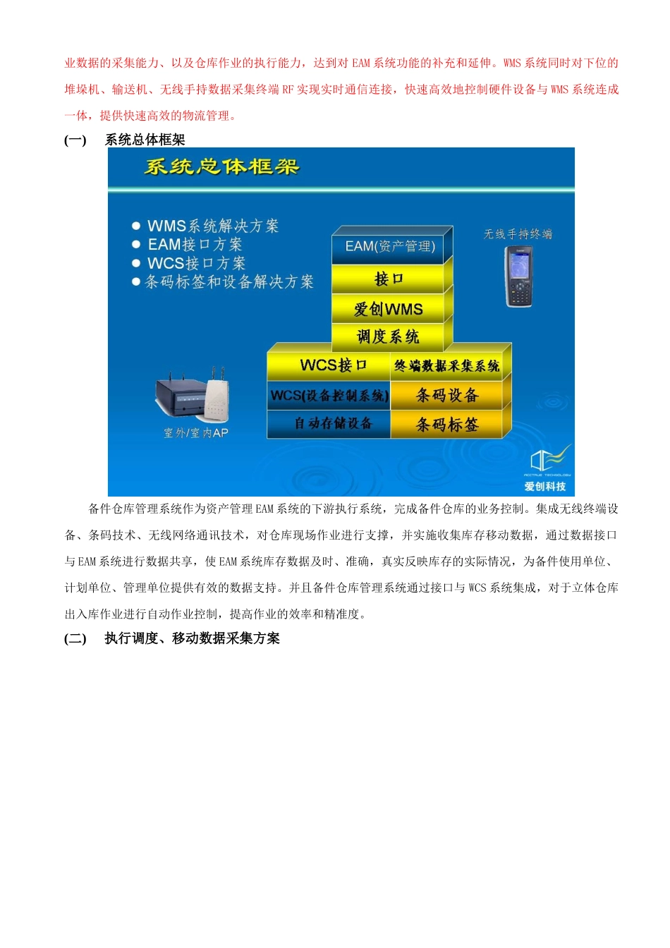 爱创WMS助力神华集团神东公司备件物流精益管理_第2页