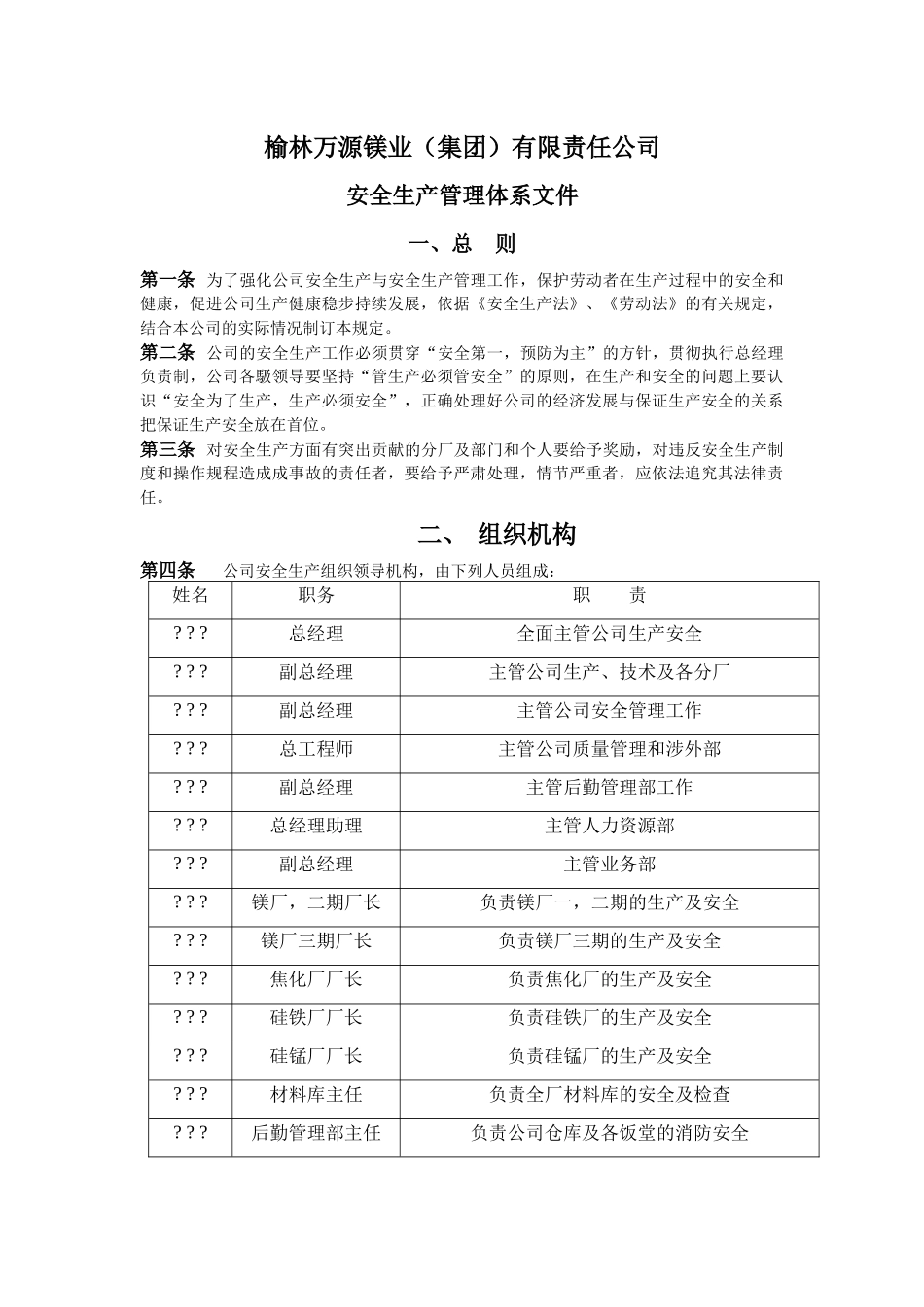 榆林万源镁业 安全_第1页