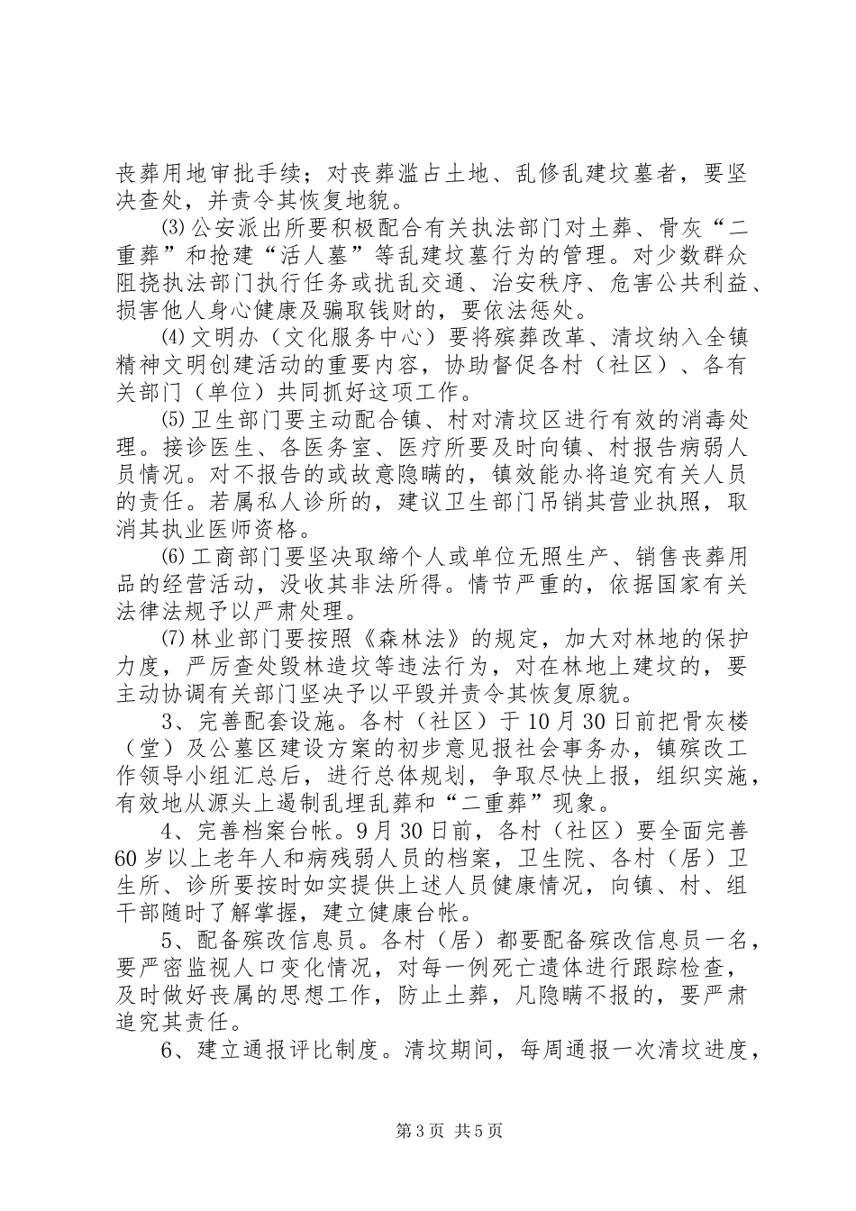 强化殡葬整改实施方案_第3页