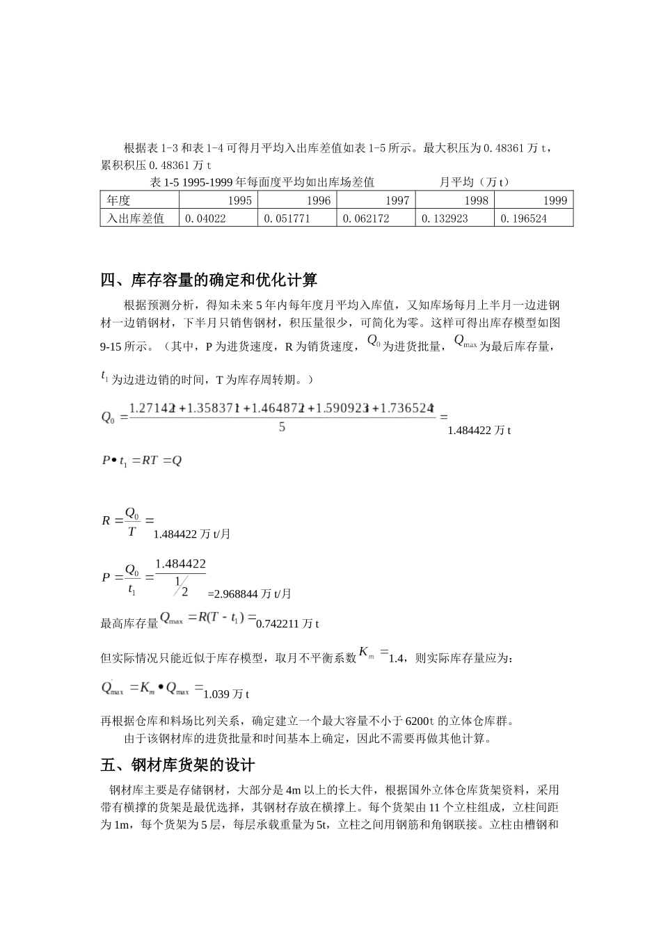仓储管理课程设计_第3页