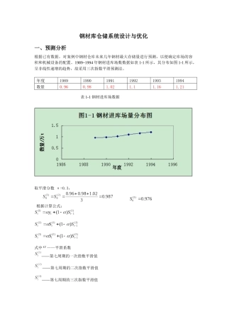 仓储管理课程设计