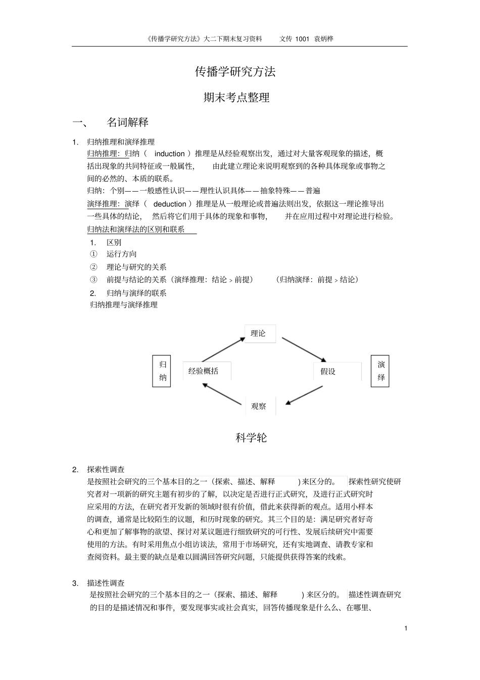 传播学研究方法期末汇总(1)_第1页