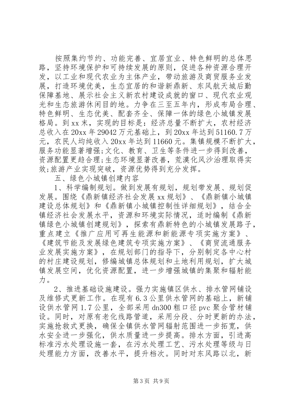 XX年绿色创建示范活动工作实施方案 ()_第3页