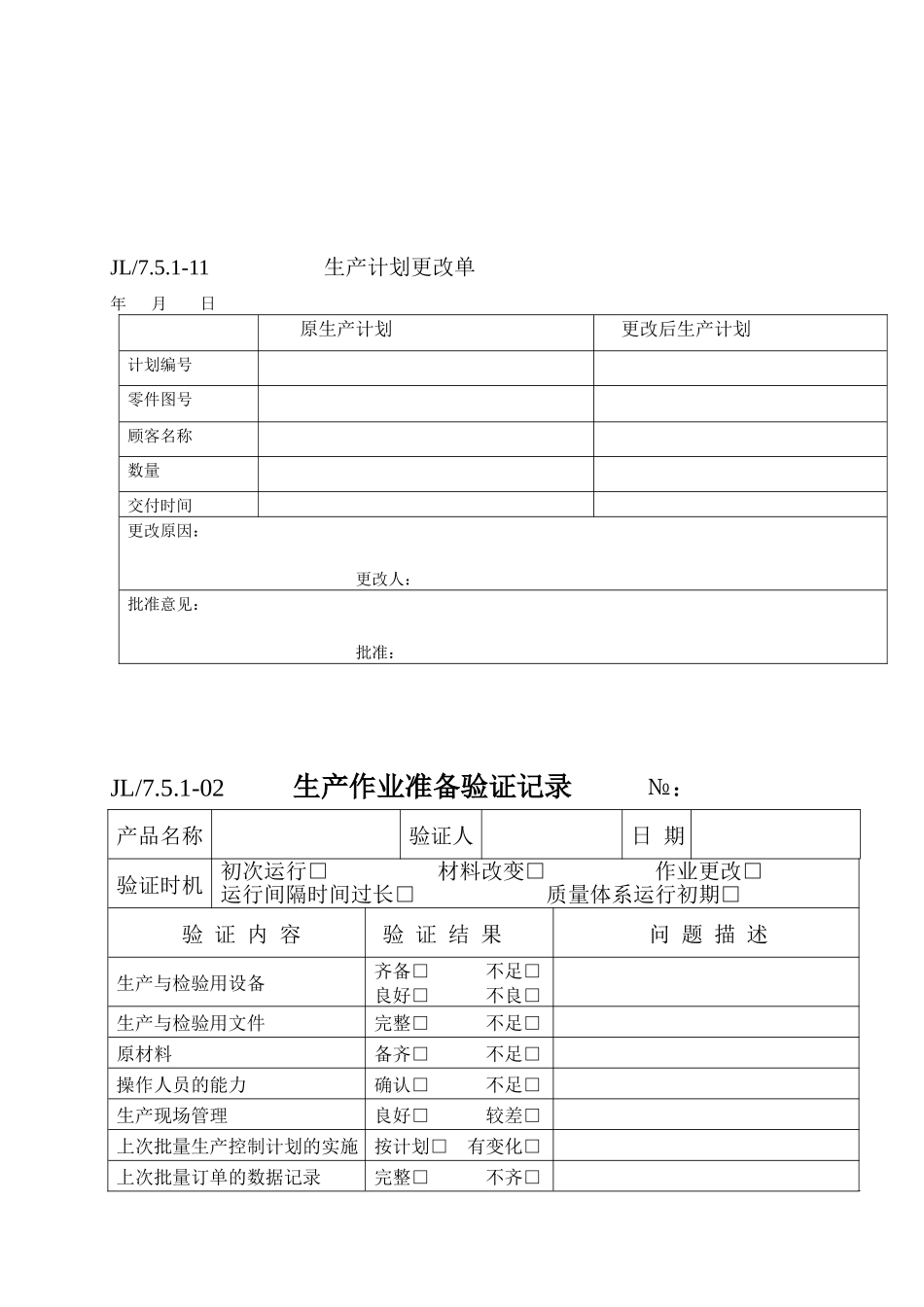 生产作业准备验证记录表_第3页