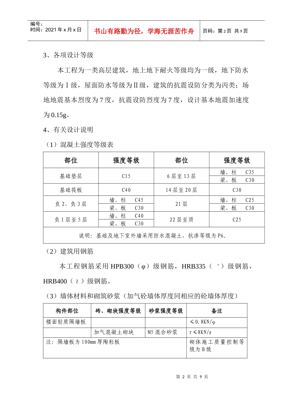 施工见证取样送检计划书_第2页