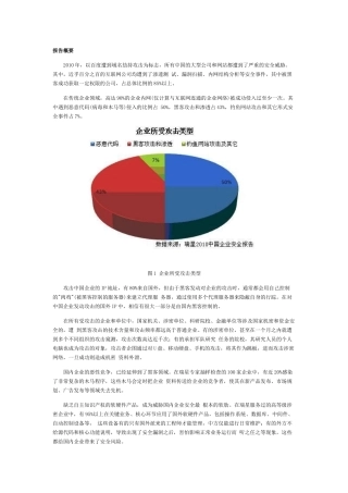 瑞星发布XXXX中国企业安全报告