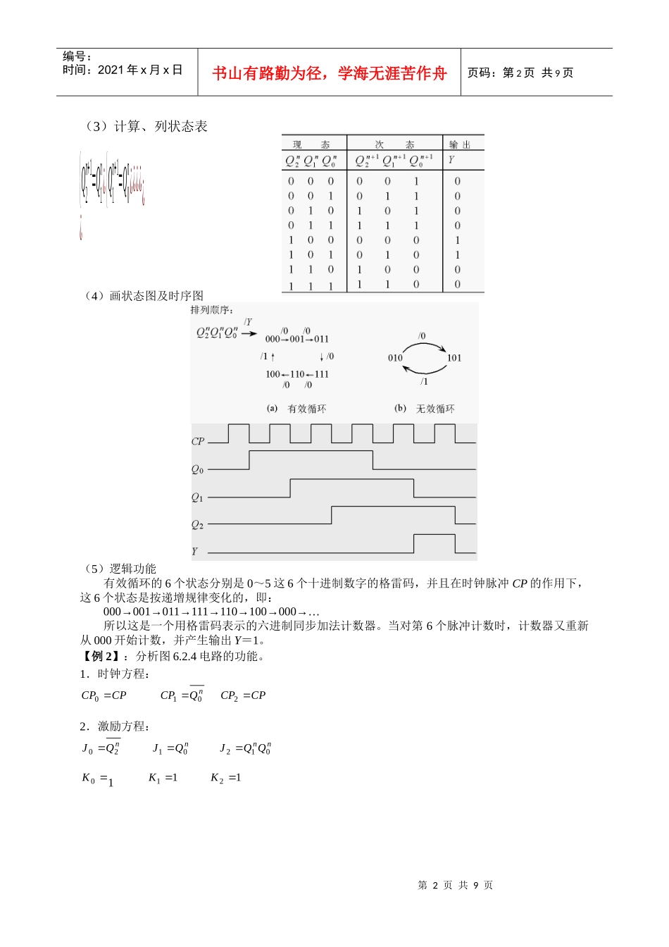 时序电路的基本分析与设计方法_第2页