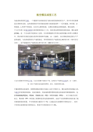航空模压成型工艺