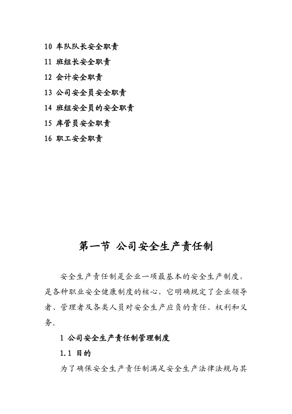 某公司安全生产责任制汇编_第3页