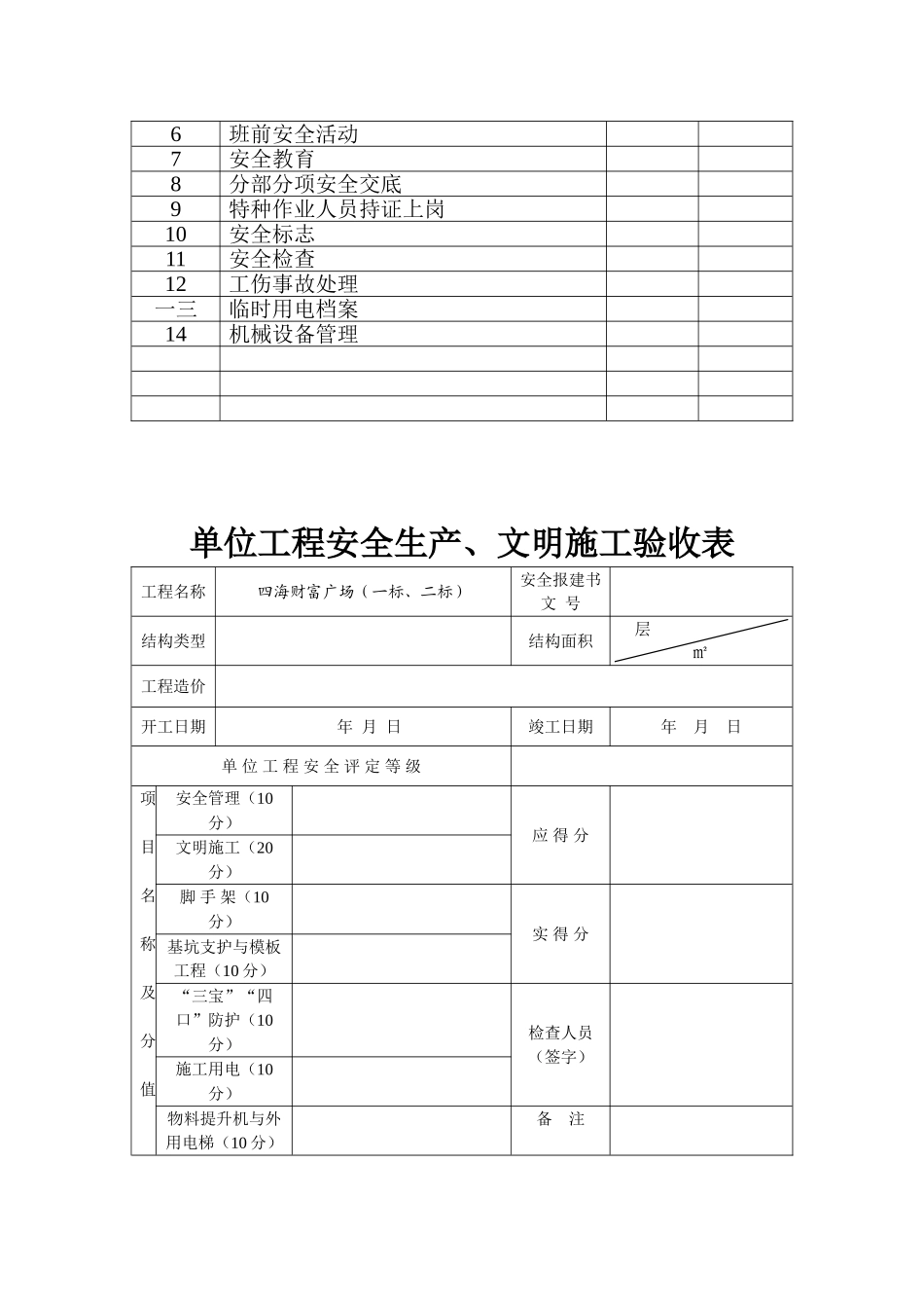 安全竣工范本_第2页