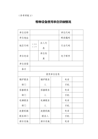 特种设备管理人员任命参考样板