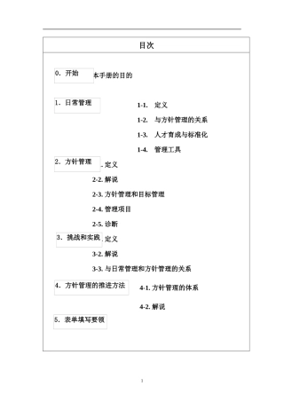 日常管理与方针管理