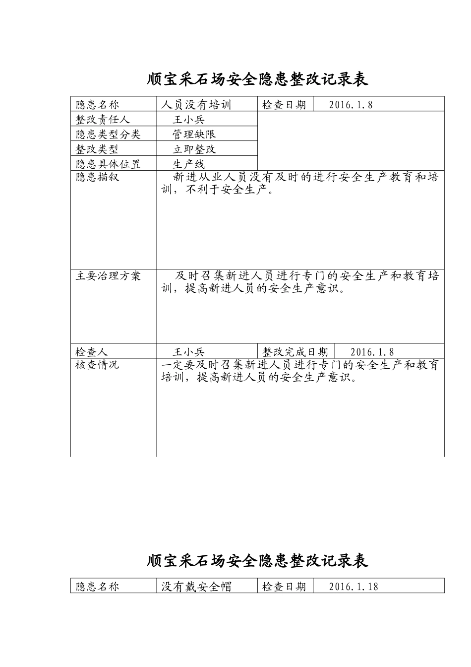 安全隐患整改记录(36页)_第1页