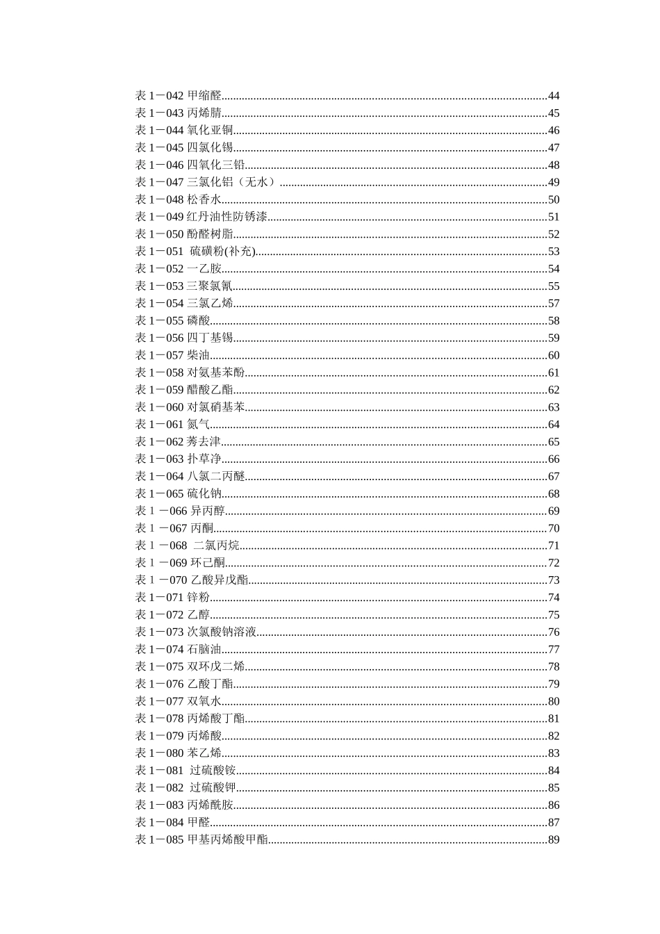 危化品安全技术说明书大全(MSDS)_第3页