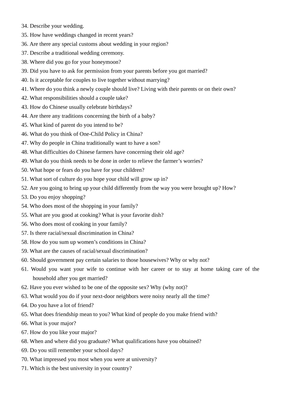 IELTS口语考试常用话题_第3页