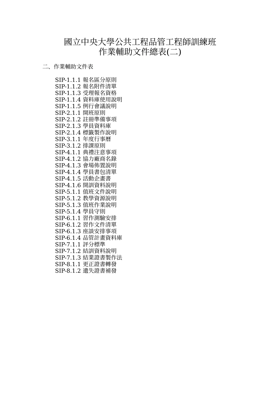 国立中央大学公共工程品管工程师训练班_第2页