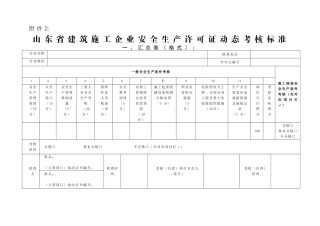 安全生产动态考核标准及评分表(15页)