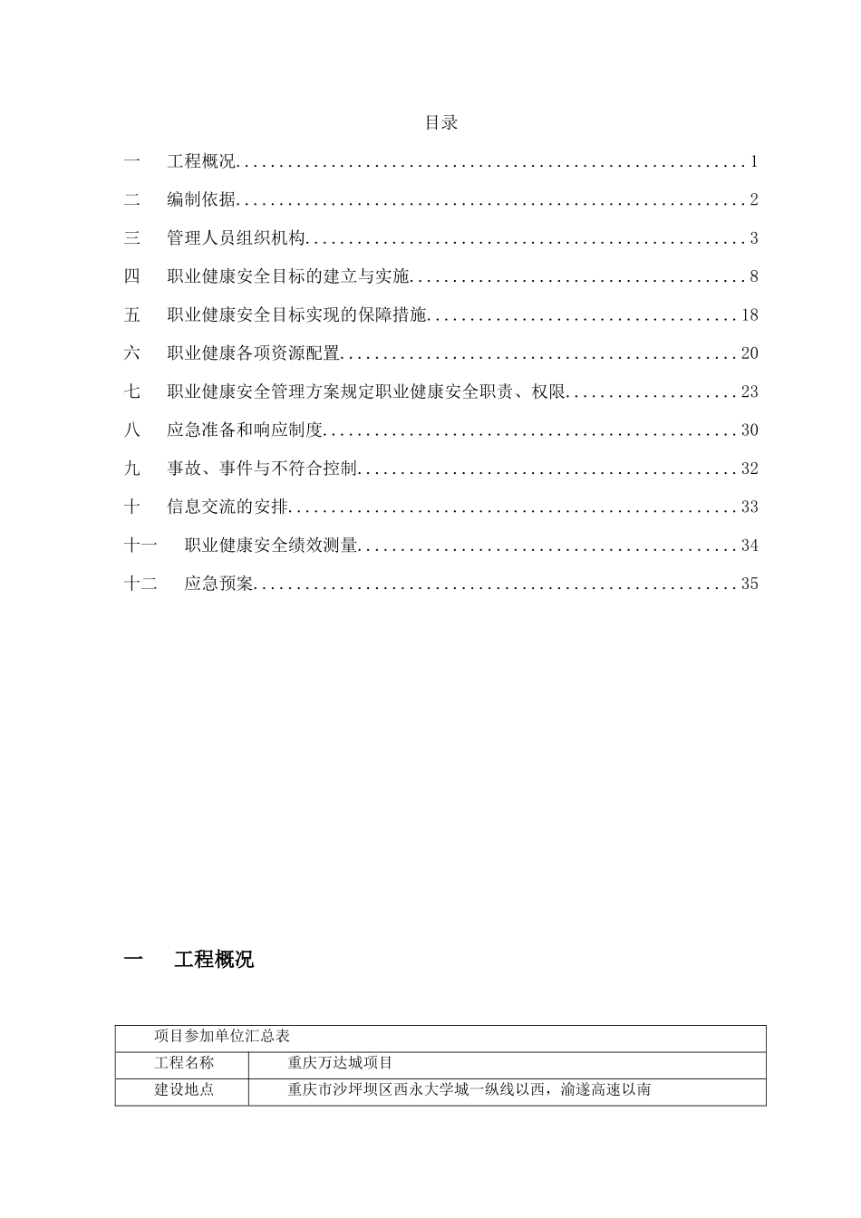 职业健康安全管理方案(39页)_第1页