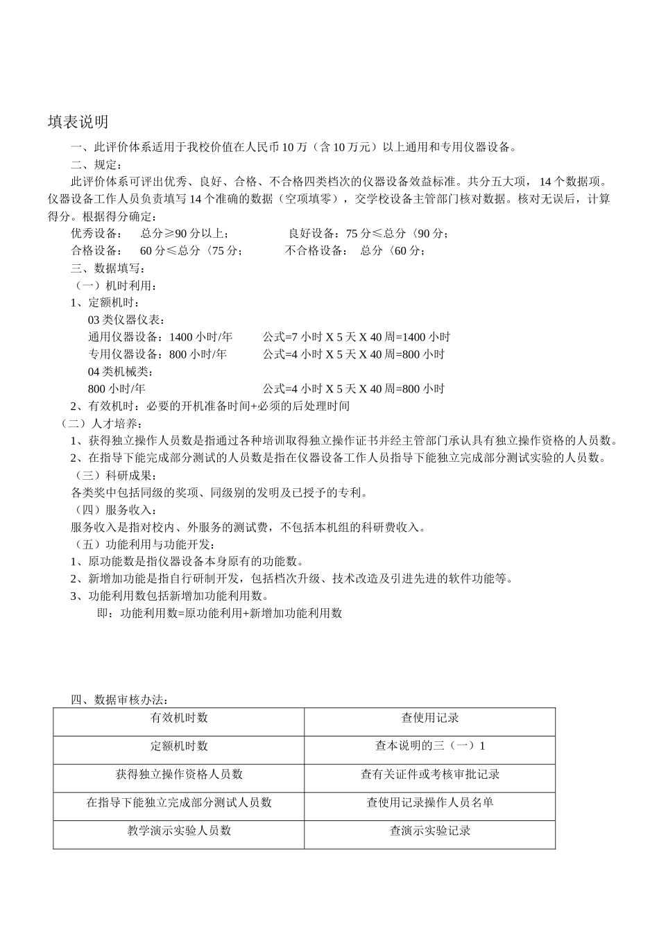 内蒙古科技大学贵重精密仪器设备效益评价表_第2页
