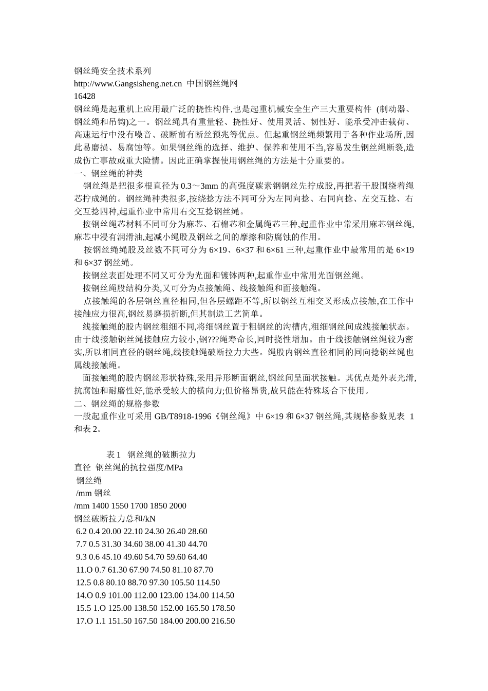 钢丝绳安全技术系数_第1页