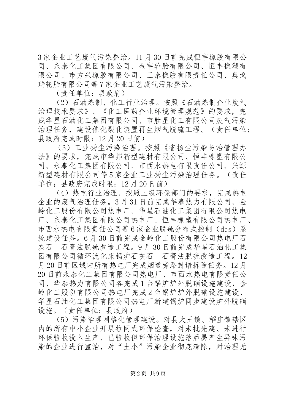 公共环境改善指导实施方案_第2页