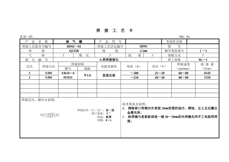 焊接车间工艺卡片_第2页