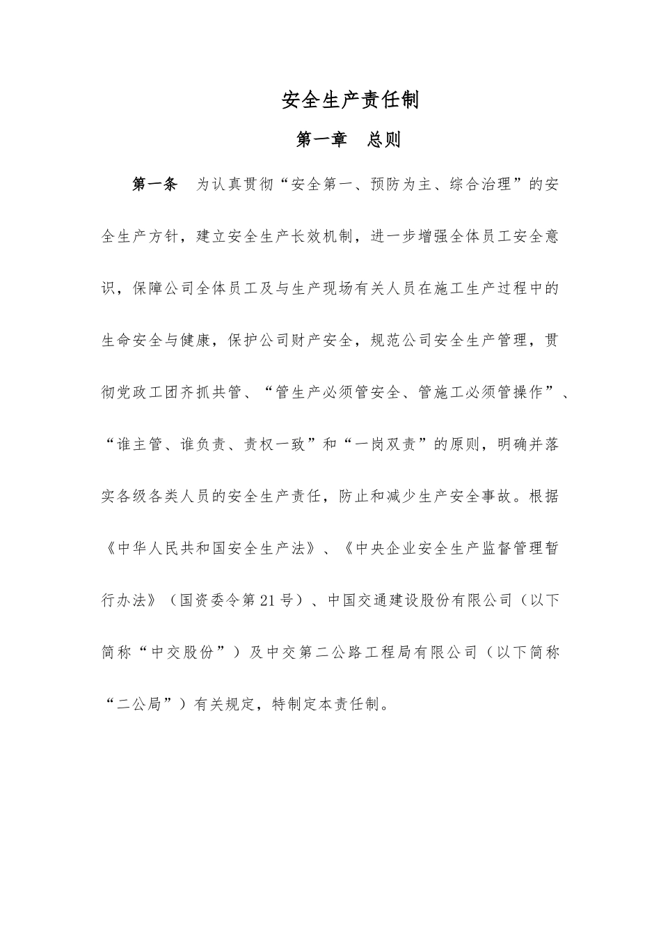 安全生产责任制(新)_第1页