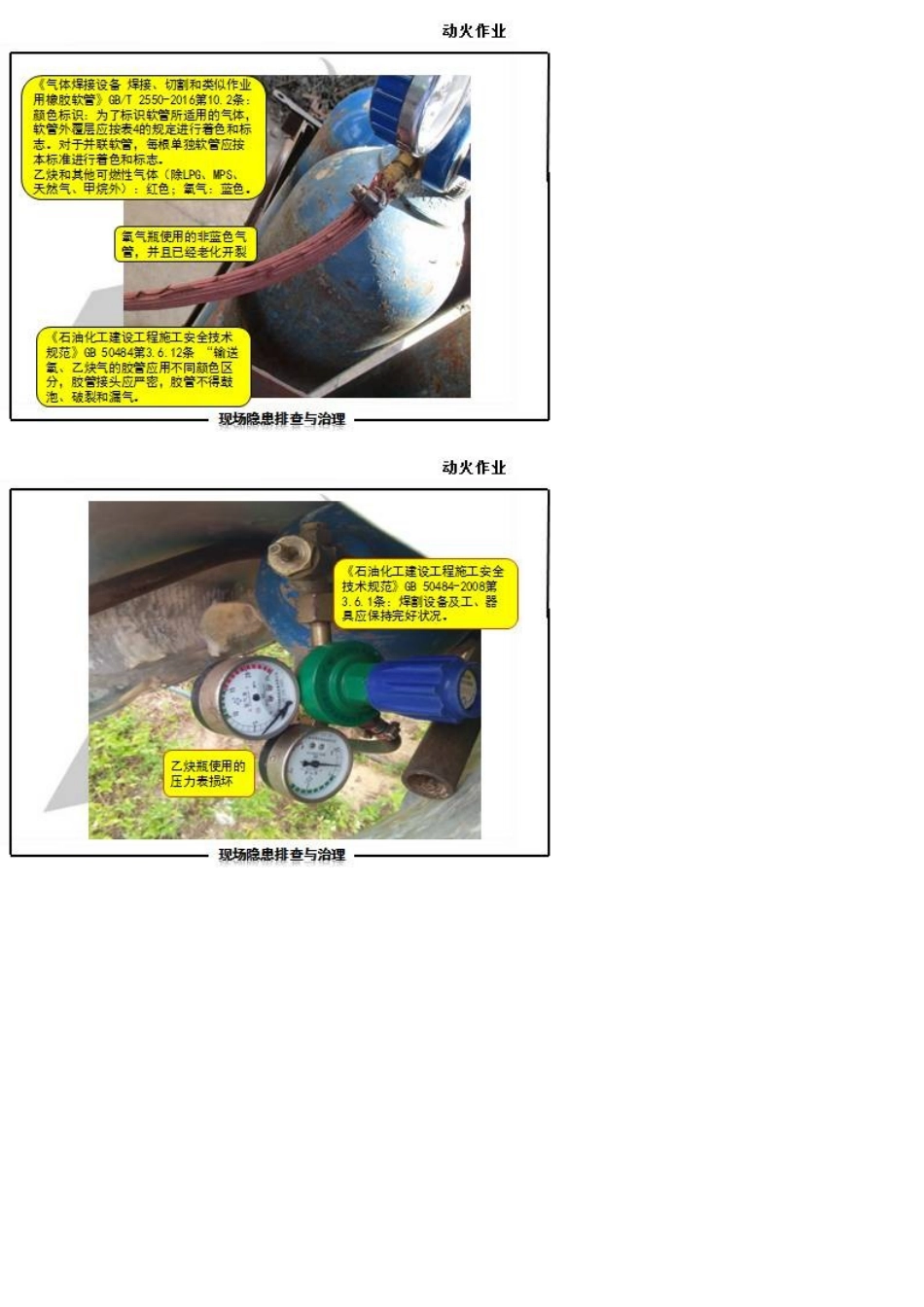 施工现场隐患图例_第1页