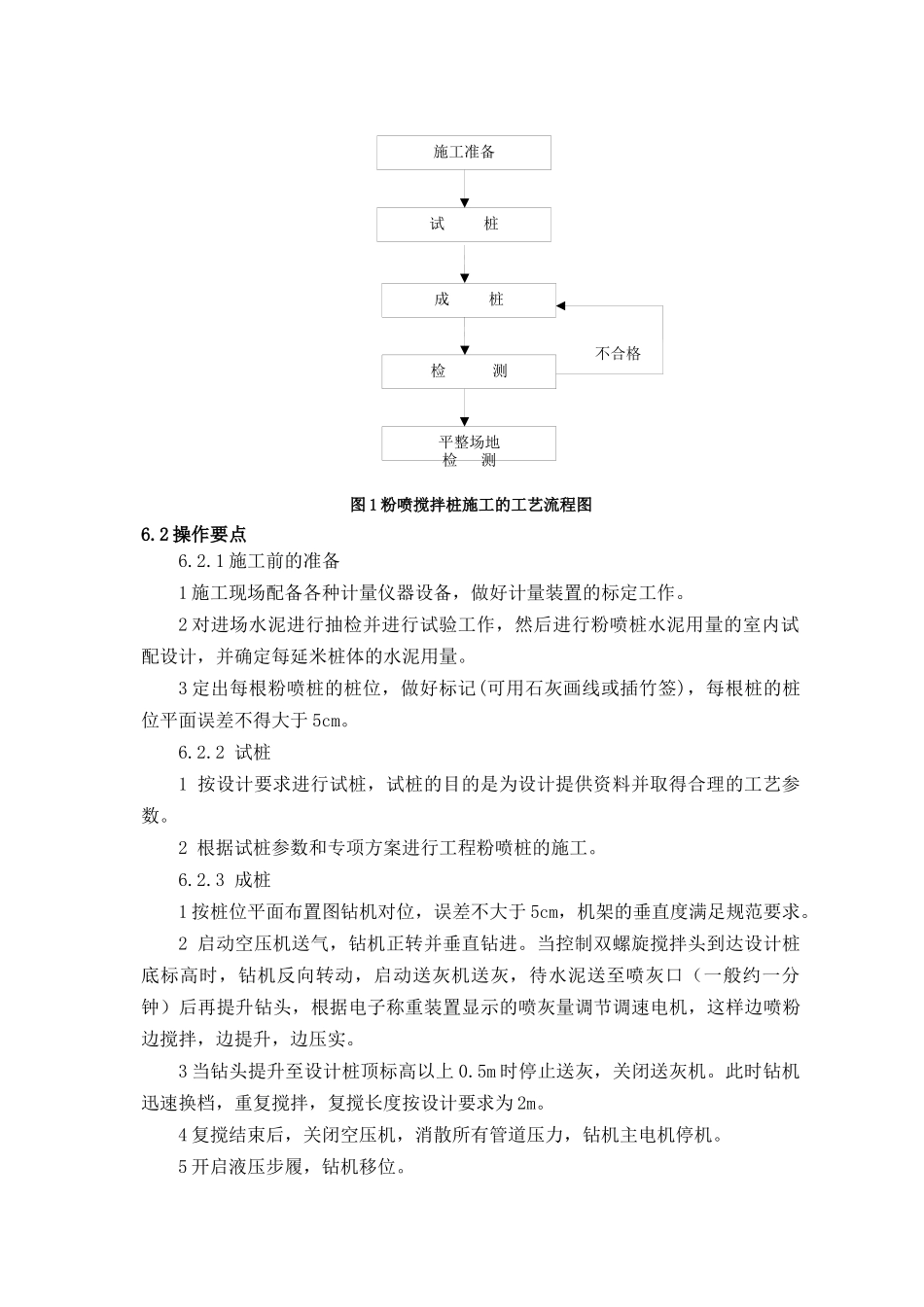粉喷桩施工工艺工法_第2页