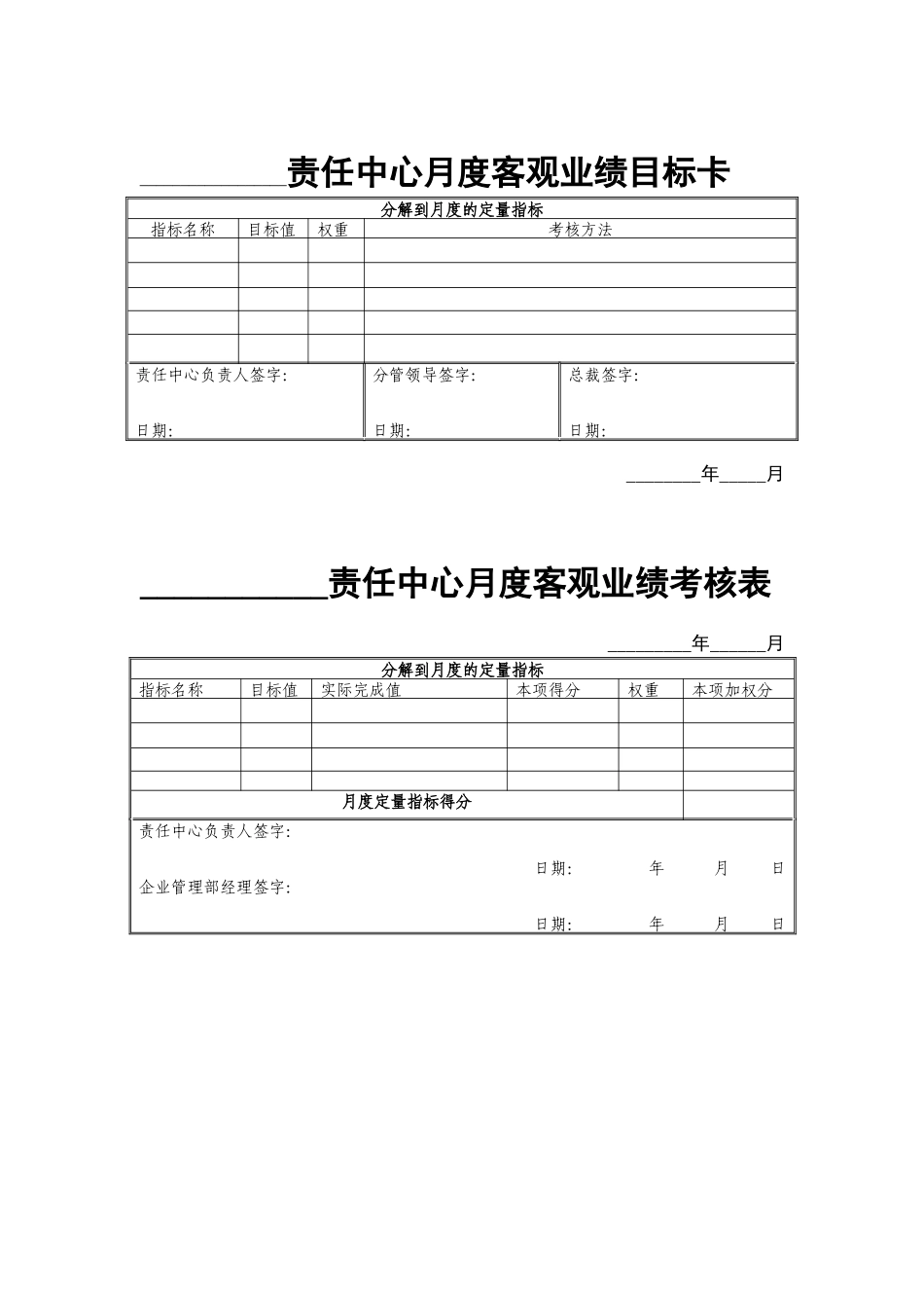 宁波贝发生产类责任中心季度考核用表及说明(1)_第2页