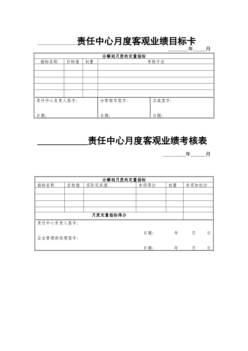 贝发生产类责任中心季度考核用表说明_第2页