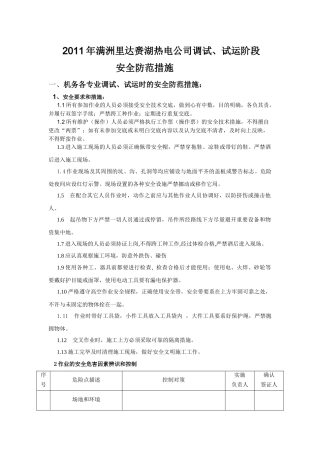 安全防护措施5421127100