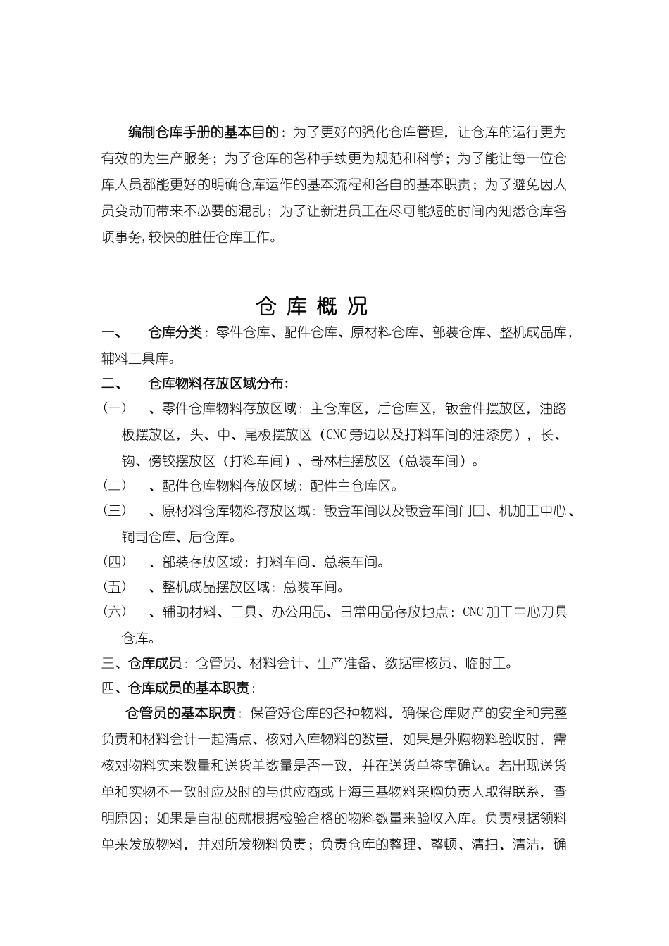 编制仓库手册_第1页