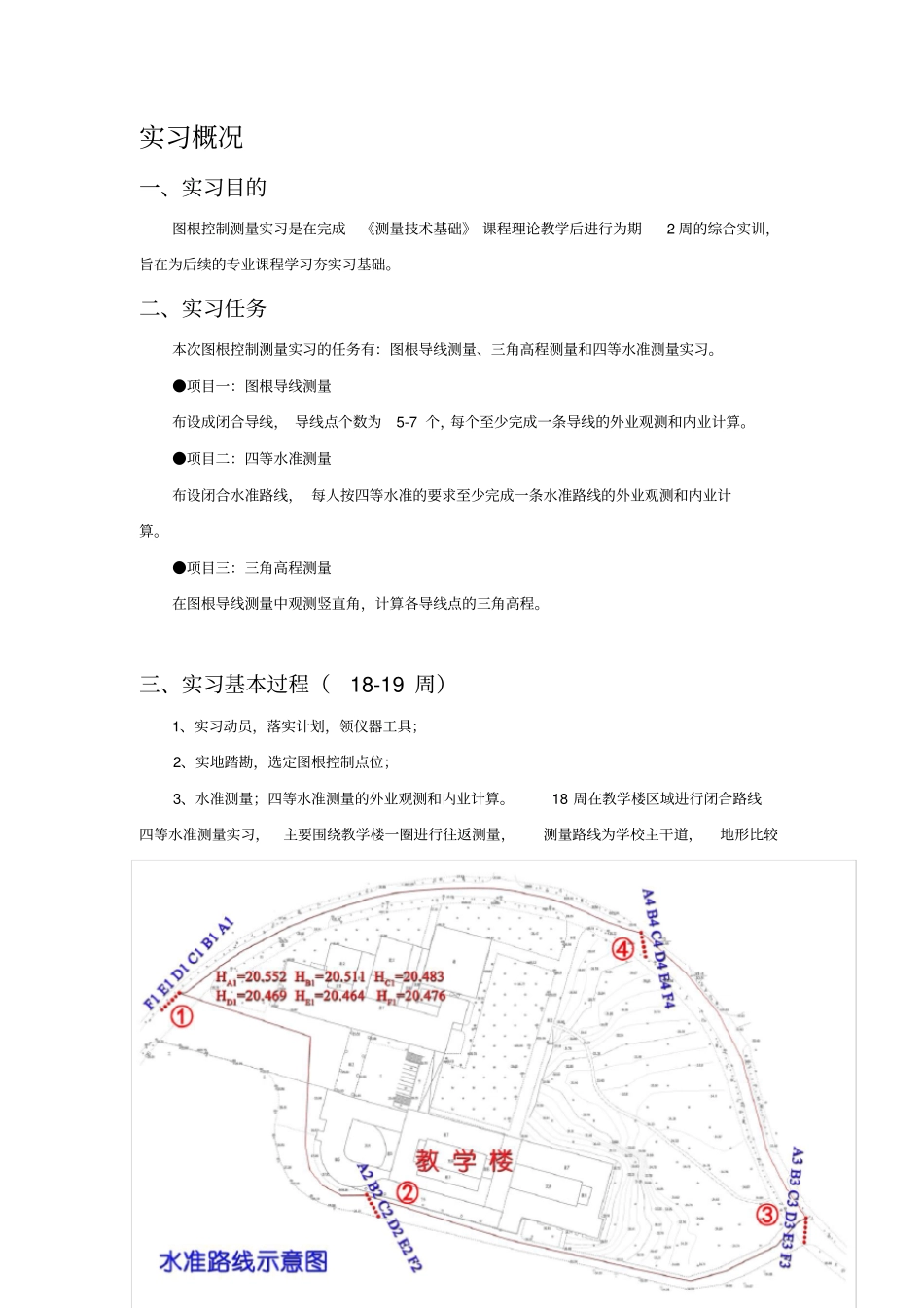 图根控制测量实习报告_第3页