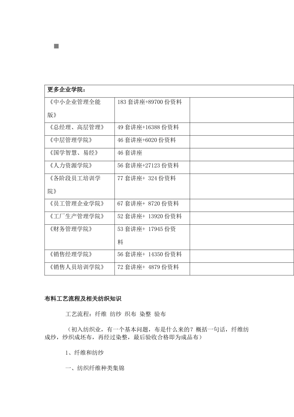 布料工艺流程与纺织知识_第2页