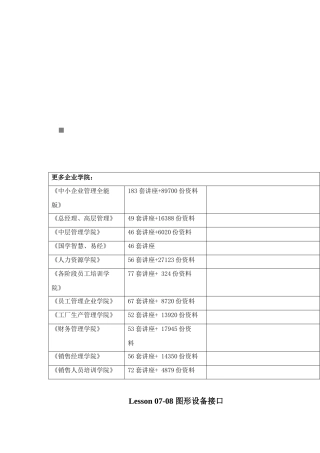 浅谈Lesson07-08图形设备接口