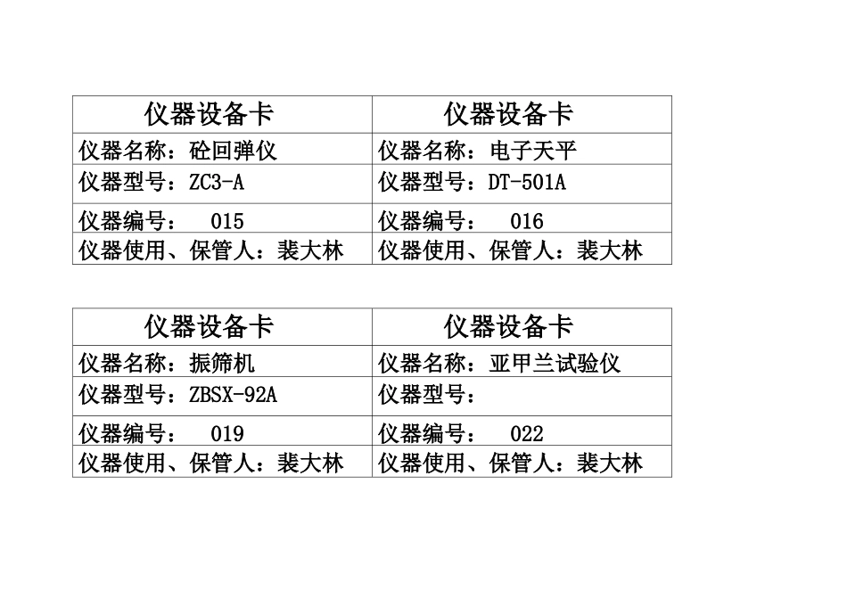 仪器设备卡的范本_第3页