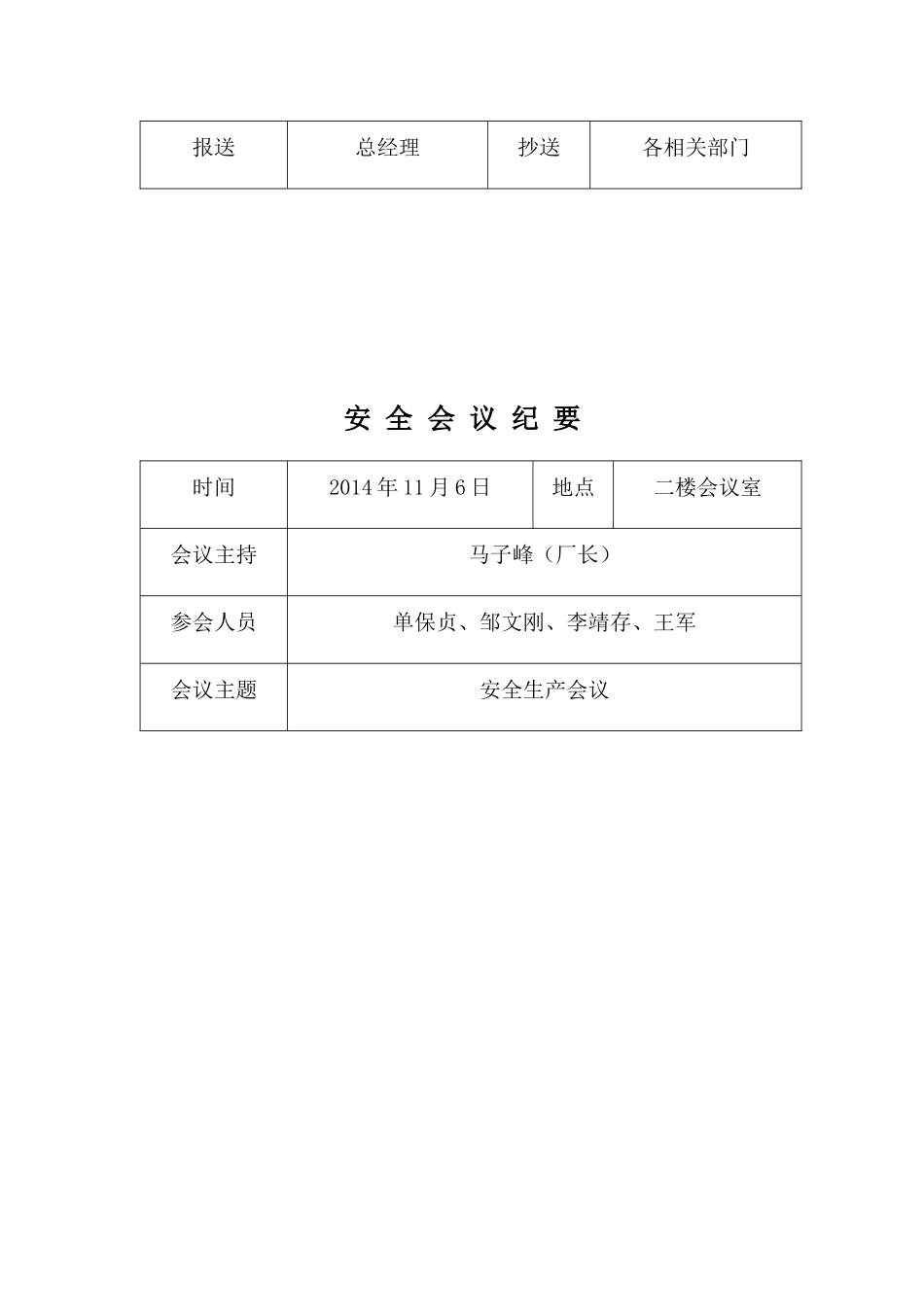 安全生产例会记录_第2页