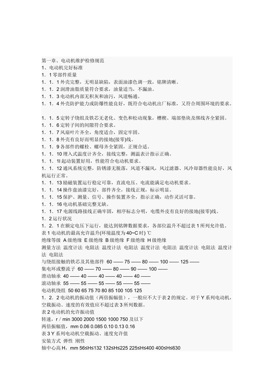 高压电动机检修工艺及标准_第2页