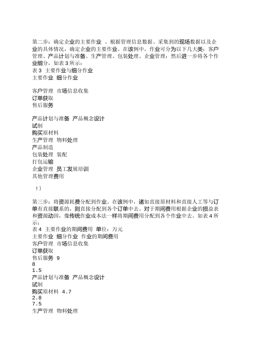 【精品文档-管理学】作业成本法与经济增加值集成模式在订单成本_第3页
