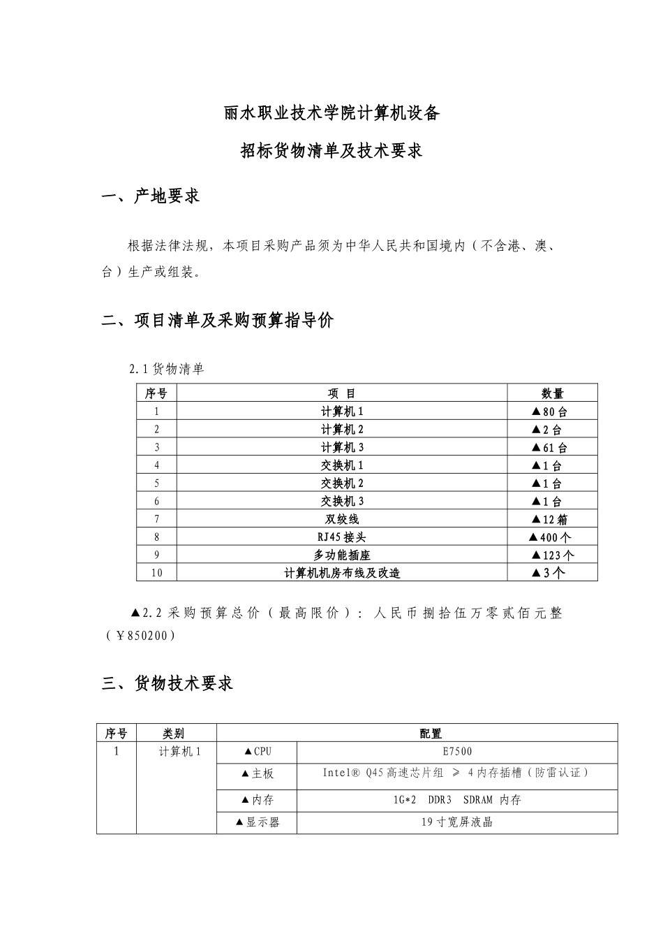 丽水职业技术学院计算机设备_第1页