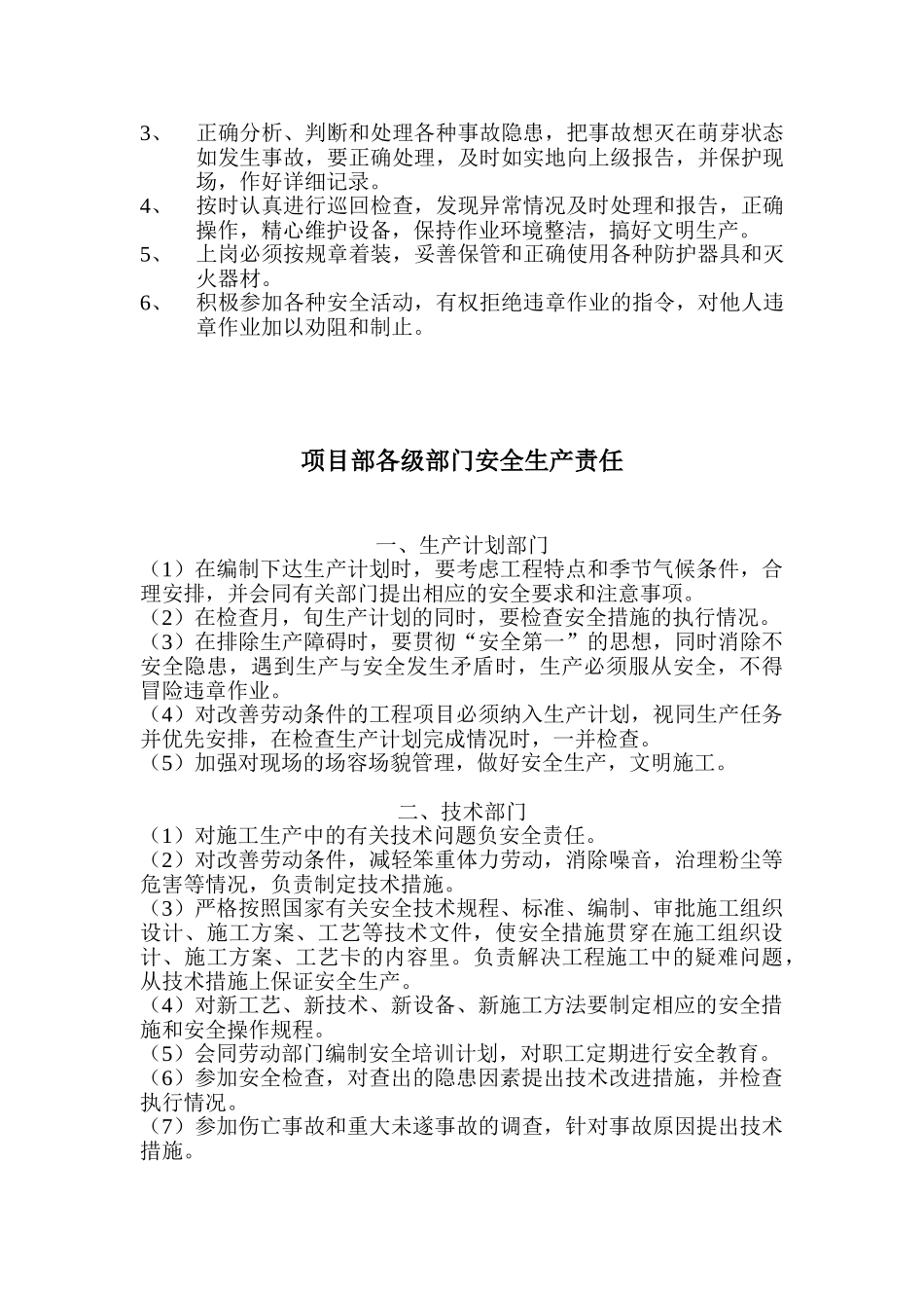 项目经理安全生产责任制(14页)_第3页