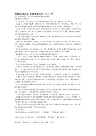 各类施工工艺汇总
