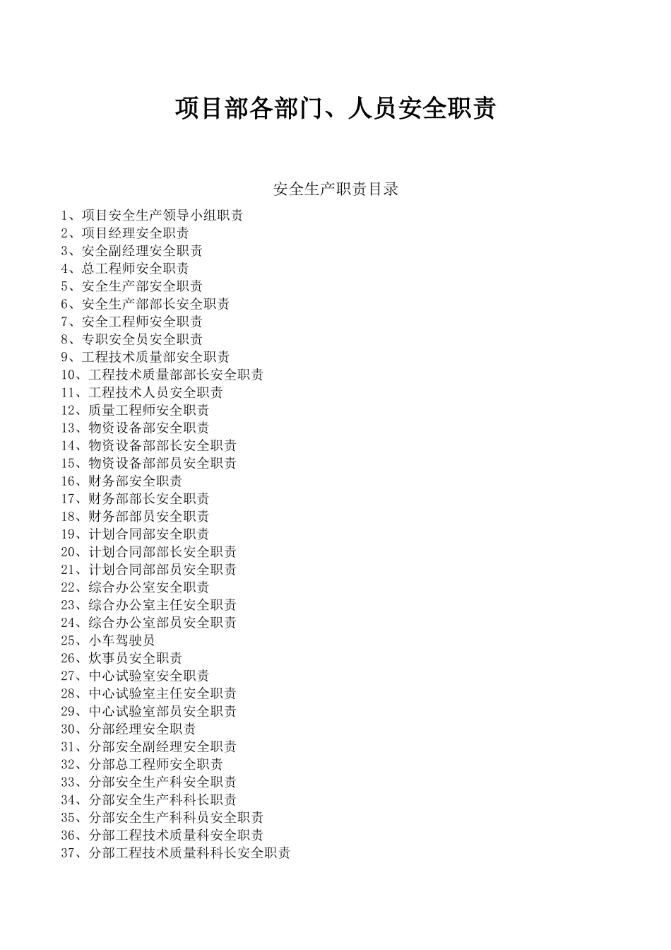 连乐项目安全生产组织机构与职责_第2页