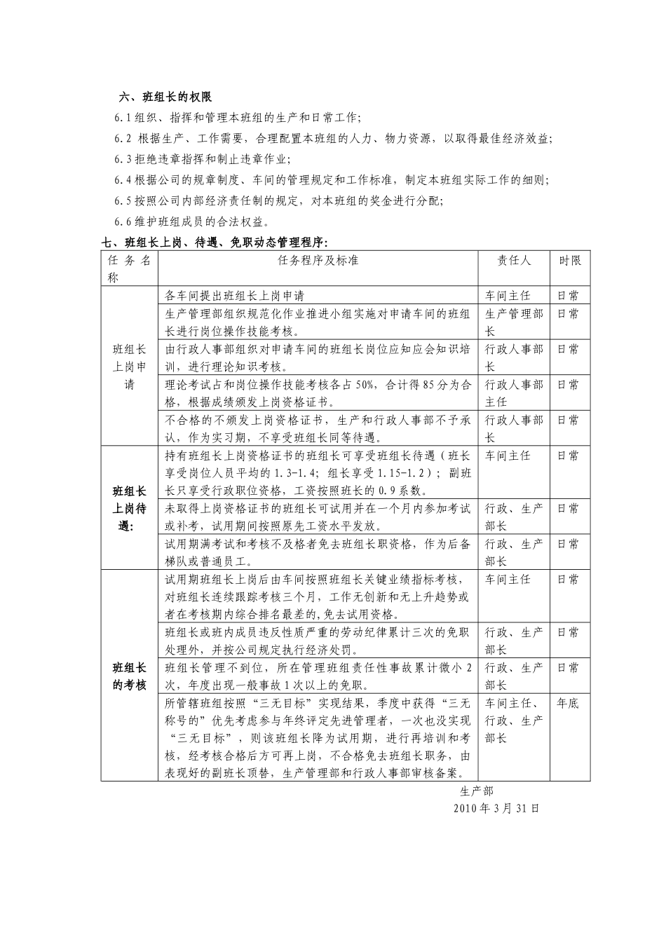班组长选拨和上岗资格管理规定_第3页