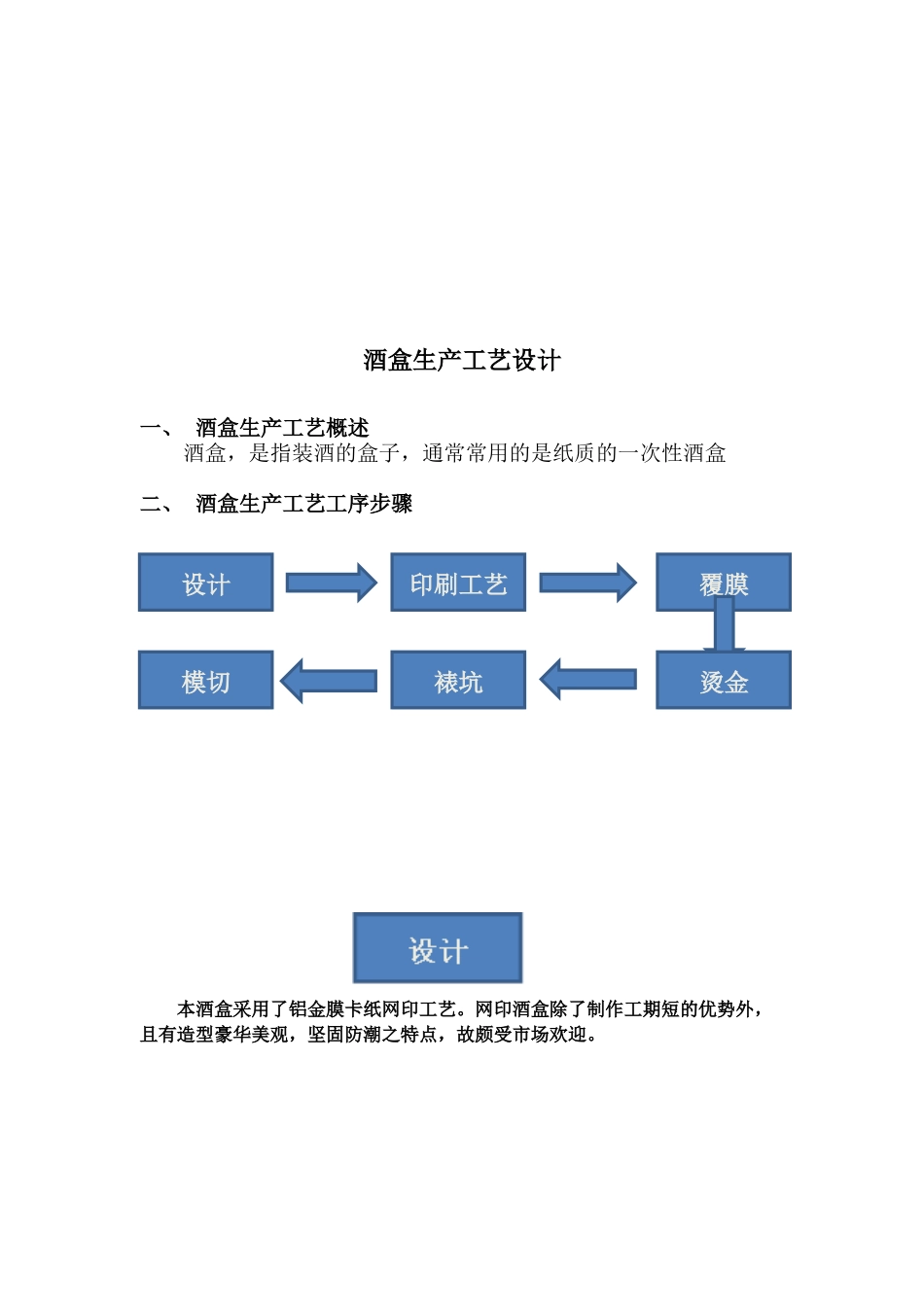 酒盒生产工艺工序步骤_第1页