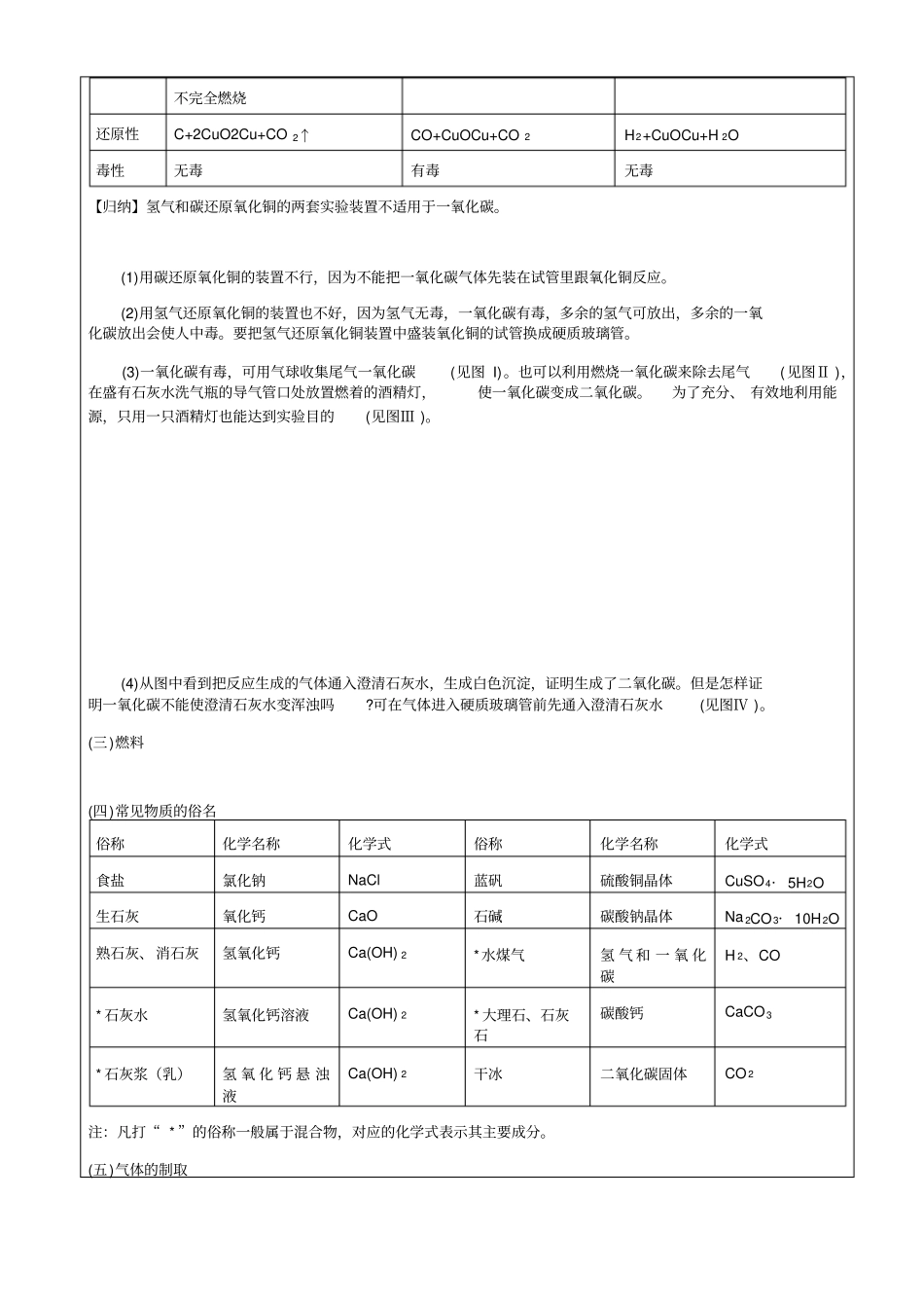 初三化学第四章复习课碳的物理、化学性质_第2页